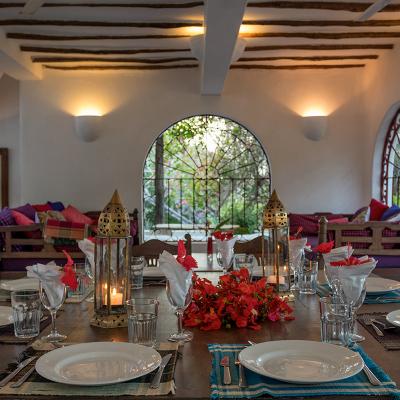 Mdoroni Behewa House Coastal Kenya Dining Candles 5